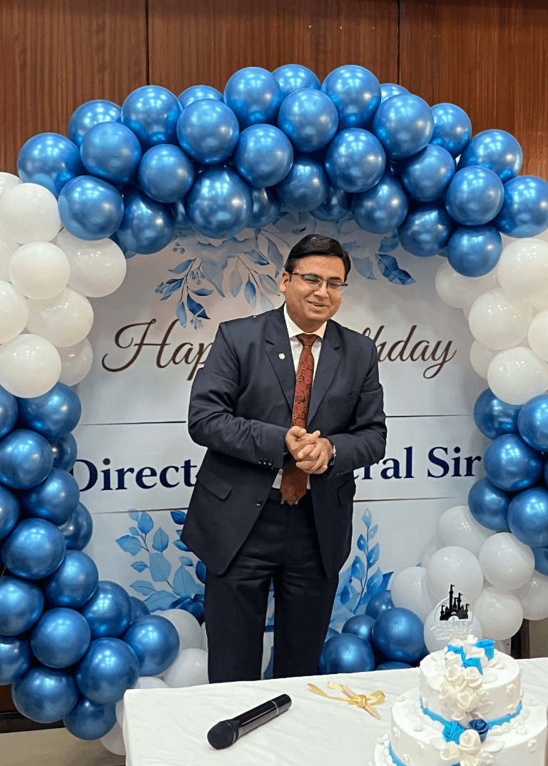 Dr Ajay Rana at a birthday celebration