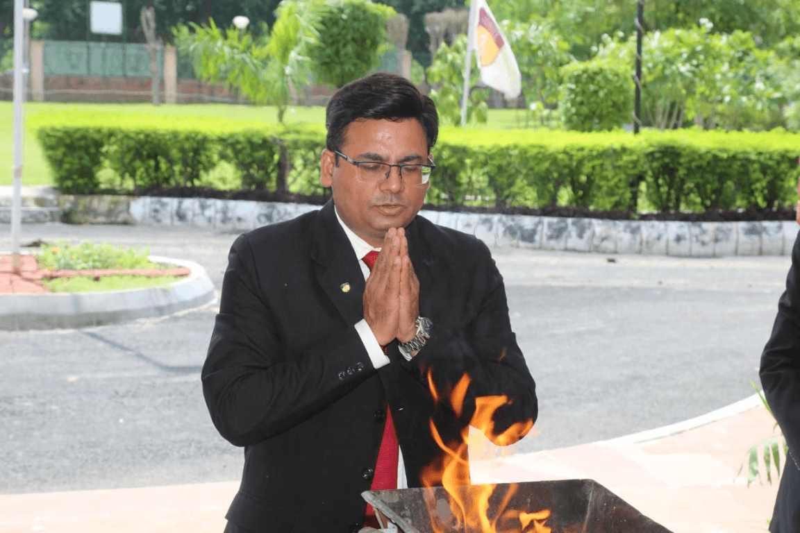 Dr Ajay Rana with distinguished guests